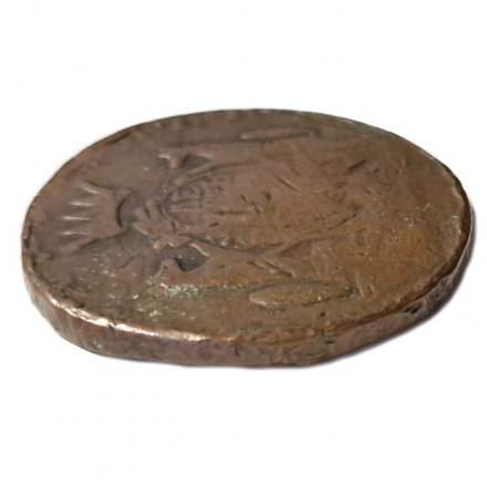 10 копеек 17?? год КМ, сибирская монета, Екатерина II (1762 - 1796) - F
