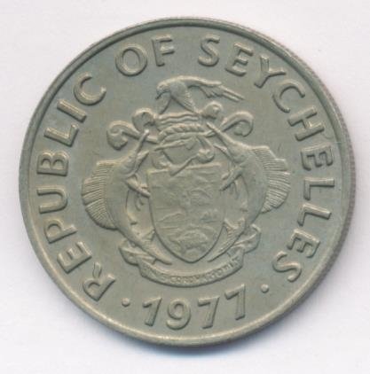 Сейшелы 50 центов 1977 год - Орхидея
