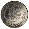 Португалия 2,5 евро 2010 год - Археологический парк долины Коа