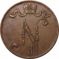 Финляндия 5 пенни 1916 год - VF