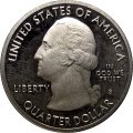 США 25 центов 2013 год - Национальный лес Белые горы (S) proof