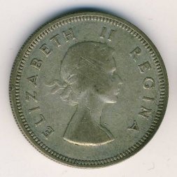 ЮАР 2 шиллинга 1960 год