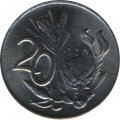 ЮАР 20 центов 1990 год