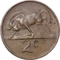 ЮАР 2 цента 1978 год