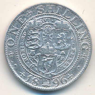 Великобритания 1 шиллинг 1896 год