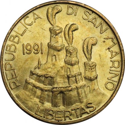 Сан-Марино 200 лир 1991 год