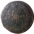 5 копеек 1768 год ЕМ Екатерина II (1762 - 1796) - F