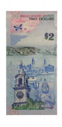 Бермудские острова 2 доллара 2009 год - UNC
