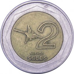 Перу 2 новых соля 2003 год