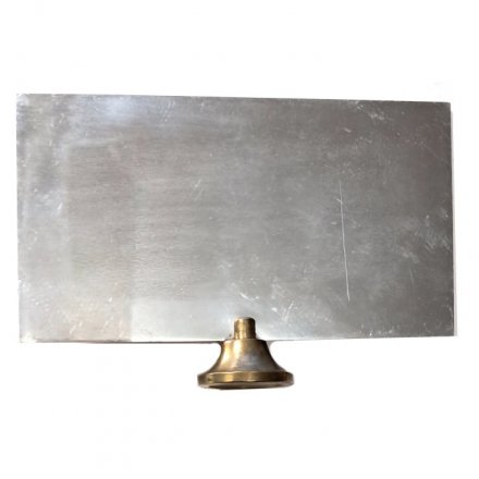 Плакетка (настольная табличка) ОАО &quot;СФ &quot;Алмаз&quot;. Закладка самоходного плавучего крана проекта 02690