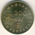 Венгрия 200 форинтов 2001 год - Детская литература. Янош Арань, &quot;Толди&quot;