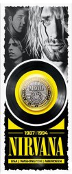 «Nirvana» - Гравированная цветная монета 10 рублей в буклете