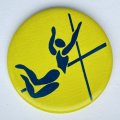 Значок. Виды спорта. Спорт. Прыжки в высоту