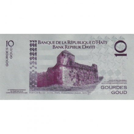 Гаити 10 гурдов 2004 (2012) год - 200 лет Независимости Гаити UNC