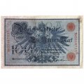 Германия 100 марок 1908 год (красная печать) - Две женщины и женский портрет VF