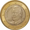 Испания 1 евро 2011 год aUNC