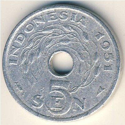 Индонезия 5 сен 1951 год