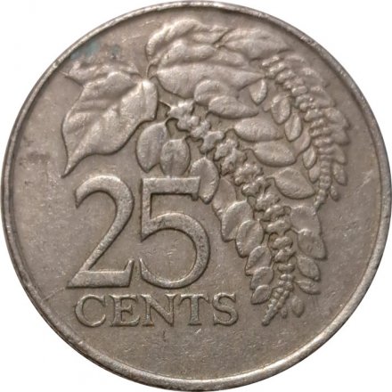 Тринидад и Тобаго 25 центов 1979 год - Чакония