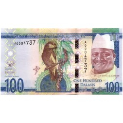 Гамбия 100 даласи 2015 год - UNC