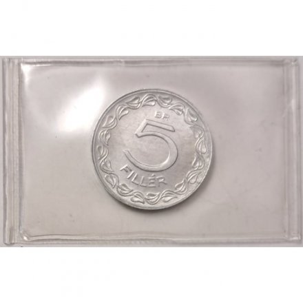 Венгрия 5 филлеров 1992 год UNC