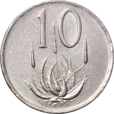 ЮАР 10 центов 1986 год