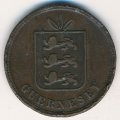 Гернси 4 дубля 1874 год