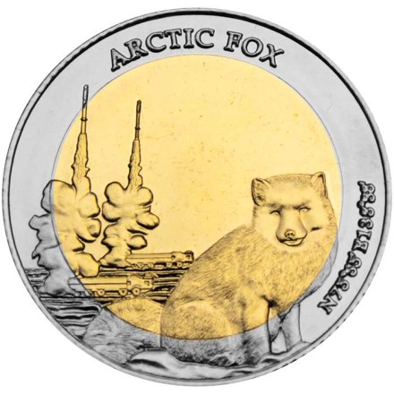Жетон Русская Арктика - 5 долларов 2023 год - Писец