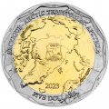 Жетон Русская Арктика - 5 долларов 2023 год - Песец