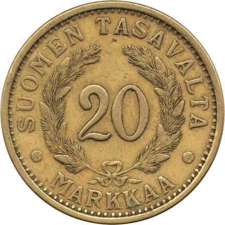 Финляндия 20 марок 1937 год