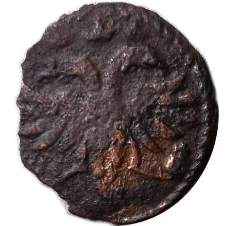 Полушка 1718 год Пётр I (1699 - 1725) - без обозначения монетного двора, год цифрами - VF-