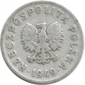 Польша 20 грошей 1949 год (Алюминий)