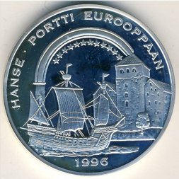 Финляндия 20 экю 1996 год