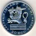Финляндия 20 экю 1996 год