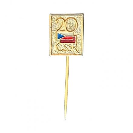 Значок-иголка Чехословакия. 20 ČSSR (ЧССР)