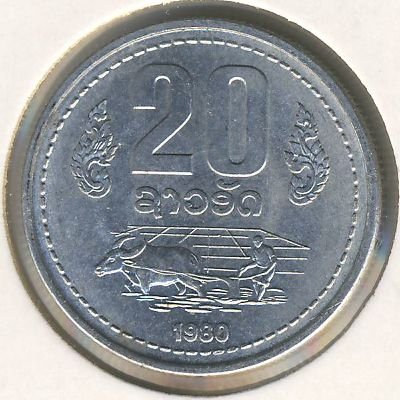 Лаос 20 ат 1980 год