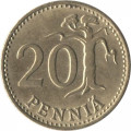 Финляндия 20 пенни 1980 год