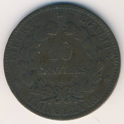 Франция 10 сантимов  1894 год