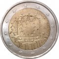 Испания 2 евро 2015 год - 30 лет флагу Европы