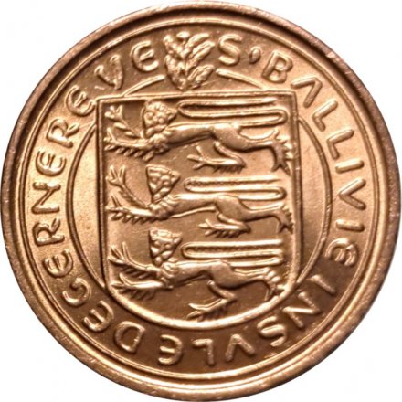 Гернси 1/2 нового пенни 1971 год