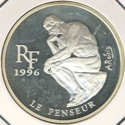 Франция 10 франков - 1 1/2 евро 1996 год