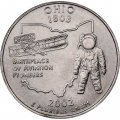 США 25 центов 2002 год - Штат Огайо (P)