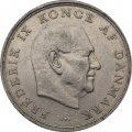 Дания 1 крона 1961 год - Король Фредерик IX