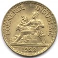 Франция 50 сантимов 1922 год