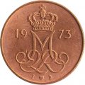 Дания 5 эре 1973 год
