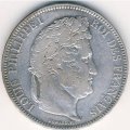 Франция 5 франков 1834 год