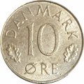 Дания 10 эре 1983 год