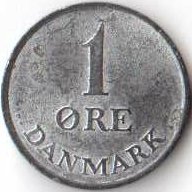 Дания 1 эре 1941 год