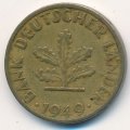 ФРГ 5 пфеннигов 1949 год (F)