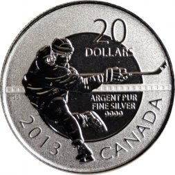 Канада 20 долларов 2013 год - Хоккей