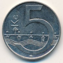 Чехия 5 крон 2006 год